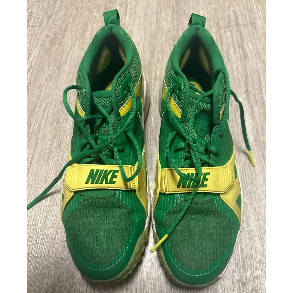 Oregon Ducks Nike Diamond Turf Cleat Men's Green size 14